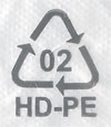  Oznakowanie materiału, z którego wykonano worek - HDPE 