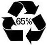  Znak recyklingu z podaniem procentowego udziau surowcw z odzysku 