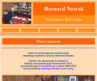  Strona główna zespołu witryn Bernarda Nowaka 